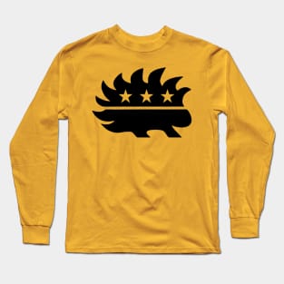 Libertarian Porcupine Black Long Sleeve T-Shirt